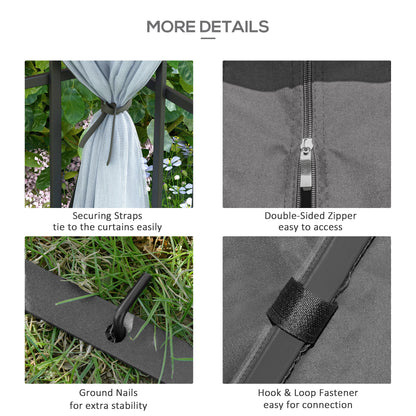 outsunny-3-x-3m-patio-gazebo-canopy-garden-pavilion-tent-shelter-with-2-tier-roof-and-mosquito-netting-steel-frame-grey