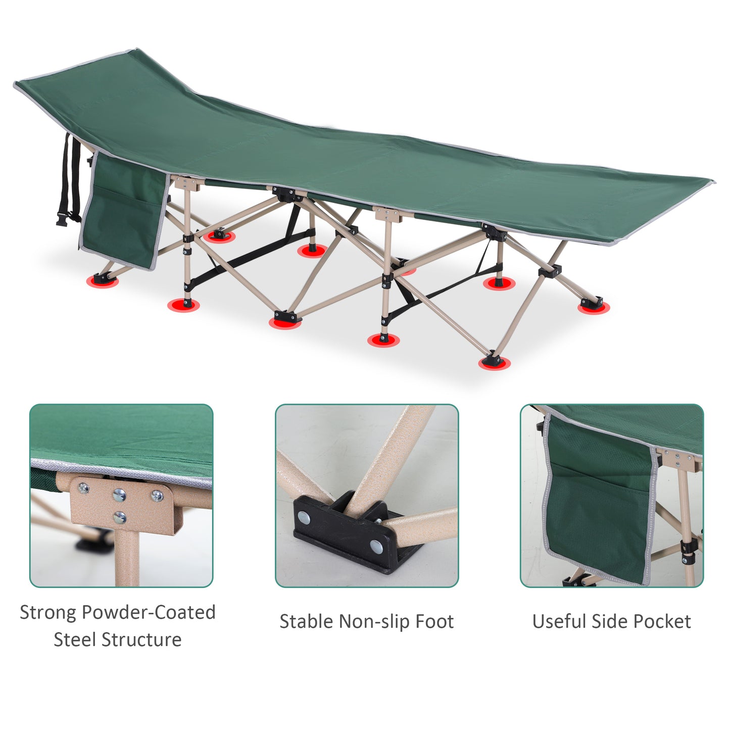 outsunny-single-person-camping-folding-cot-outdoor-patio-portable-military-sleeping-bed-travel-guest-leisure-fishing-with-carry-bag-green