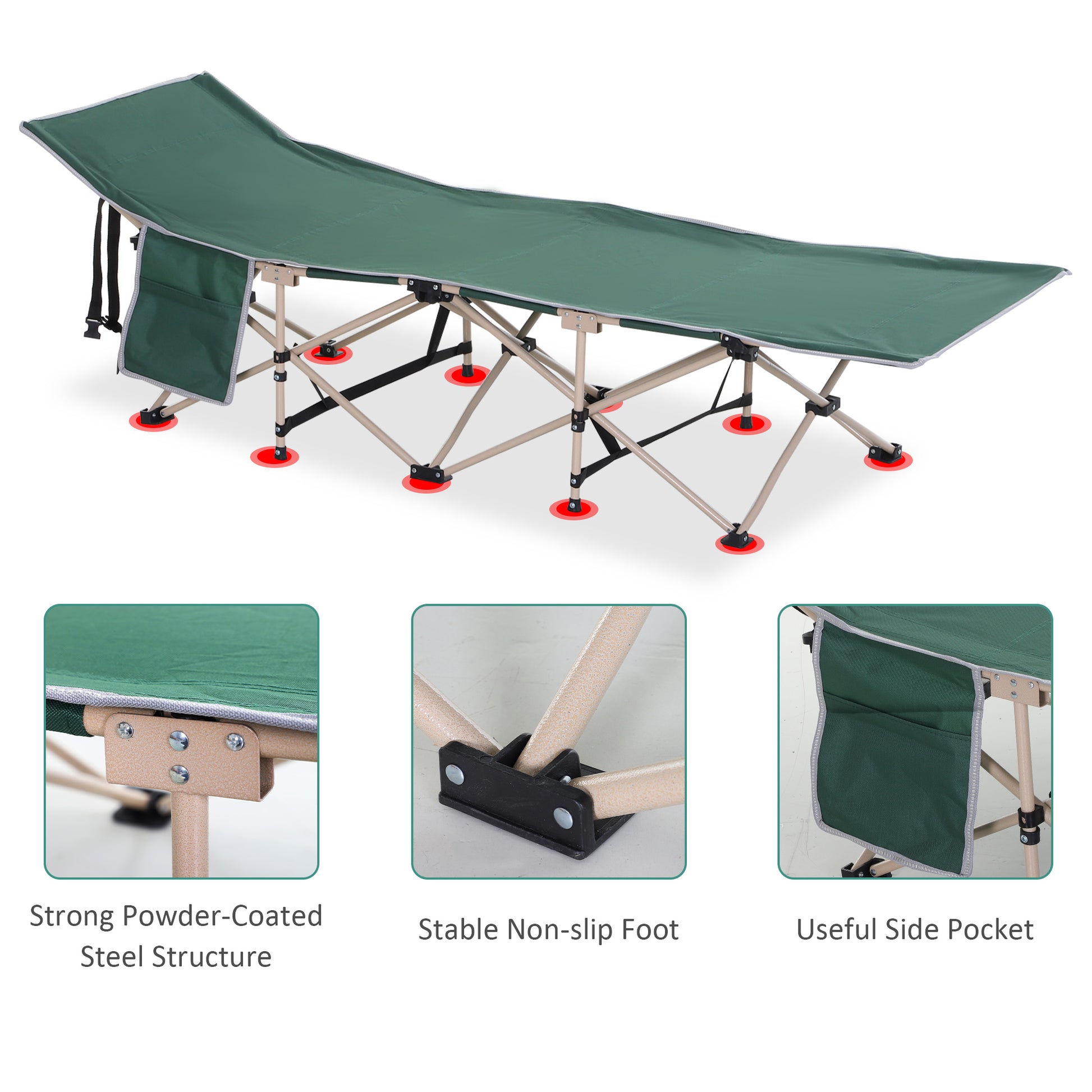 outsunny-single-person-camping-folding-cot-outdoor-patio-portable-military-sleeping-bed-travel-guest-leisure-fishing-with-carry-bag-green