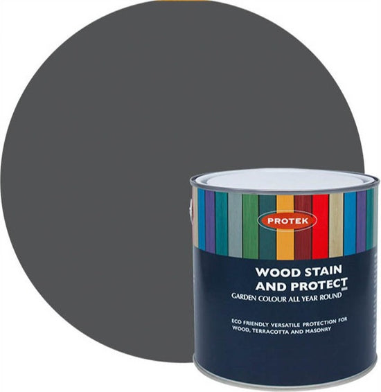 Protek Wood Stain & Protector 5L - Gun Metal Grey
