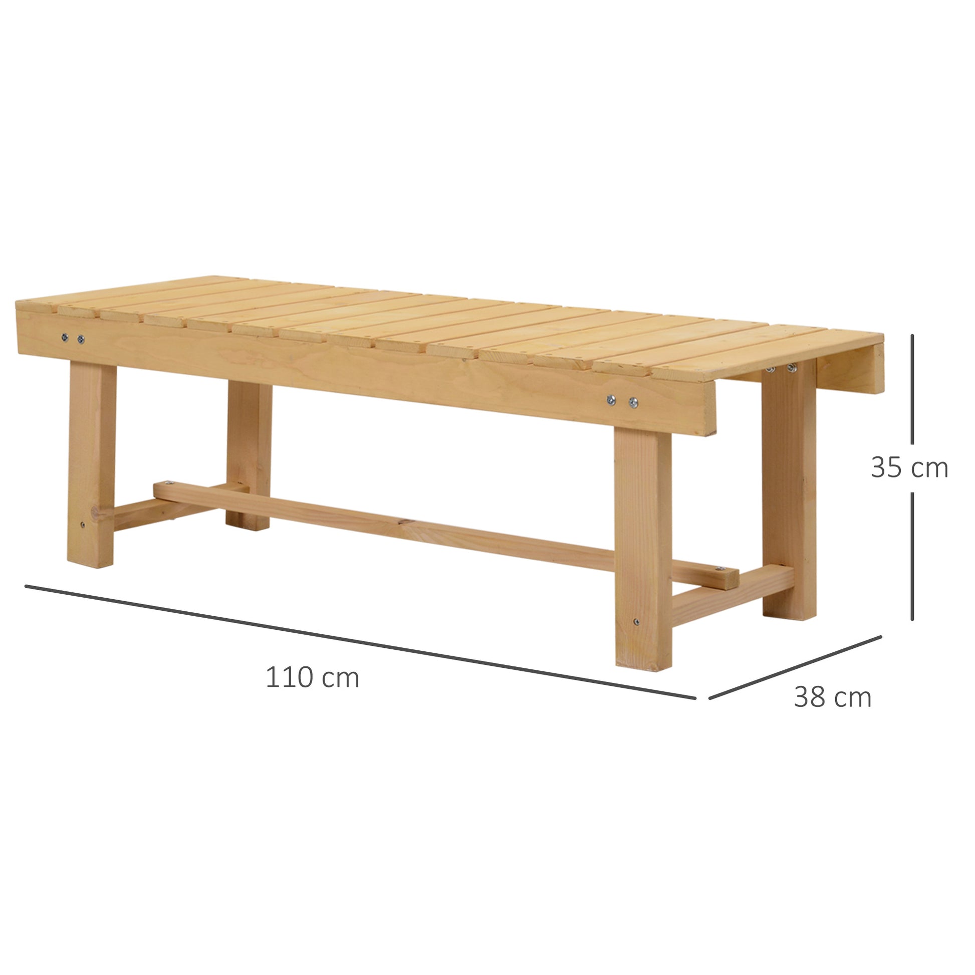 outsunny-2-seater-outdoor-indoor-garden-wooden-bench-patio-loveseat-fir-110l-x-38w-cm-5pc