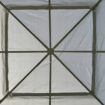 outsunny-3mx3m-garden-gazebo-double-top-outdoor-canopy-patio-event-party-wedding-tent-backyard-sun-shade-with-mesh-curtain-grey