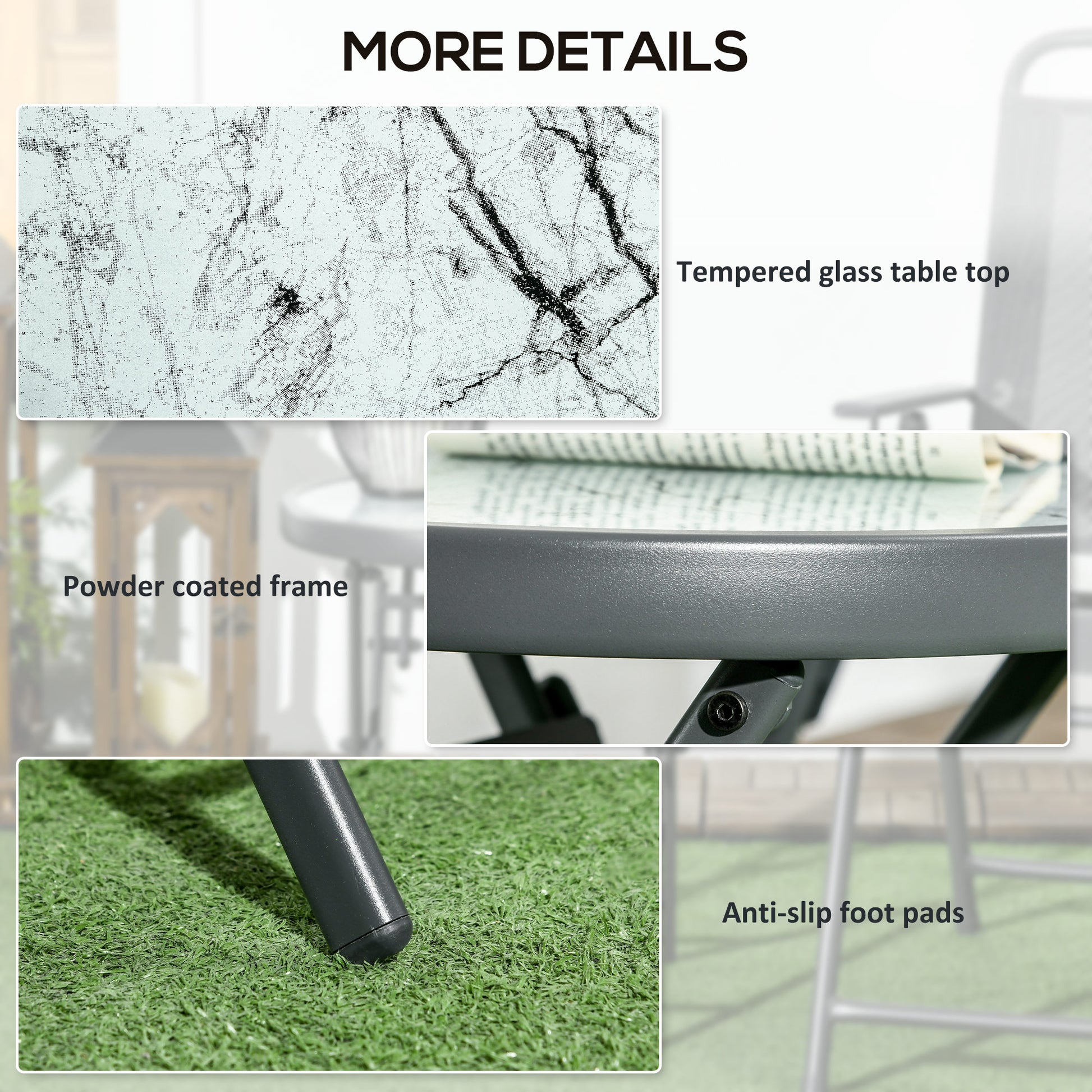 outsunny-45cm-outdoor-side-table-round-folding-patio-table-with-imitation-marble-glass-top-small-coffee-table-white
