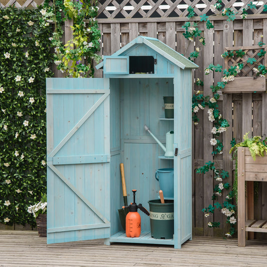 outsunny-garden-shed-vertical-utility-3-shelves-shed-wood-outdoor-garden-tool-storage-unit-storage-cabinet-77-x-54-2-x-179cm-blue
