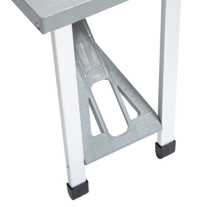 outsunny-portable-foldable-camping-picnic-table-with-seats-chairs-and-umbrella-hole-4-kids-fold-up-travel-picnic-table-grey