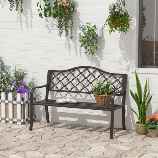 outsunny-outdoor-garden-bench-antique-style-cast-iron-2-seater-patio-porch-park-loveseat-chair-seater-brown