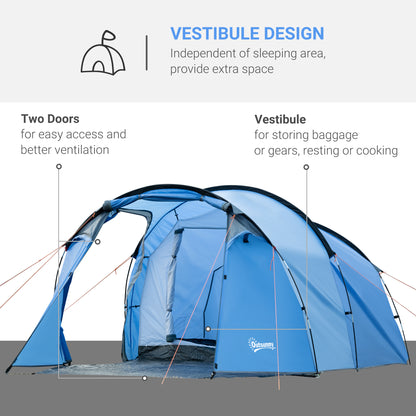 outsunny-2-3-man-tunnel-tents-w-vestibule-camping-tent-porch-air-vents-rainfly-weather-resistant-shelter-fishing-hiking-festival-shelter-home