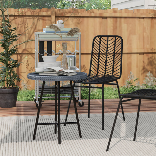 outsunny-pe-rattan-side-table-grey