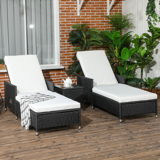 outsunny-3-pieces-rattan-sun-lounger-patio-chaise-lounge-chair-set-with-adjustable-backrest-soft-cushions-glass-top-table-cream-white