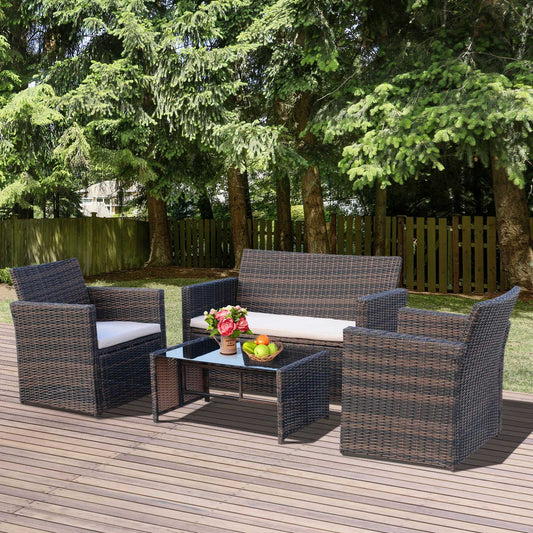 outsunny-4-seater-rattan-garden-sofa-set-outdoor-patio-wicker-weave-2-seater-bench-chairs-coffee-table-conservatory-brown