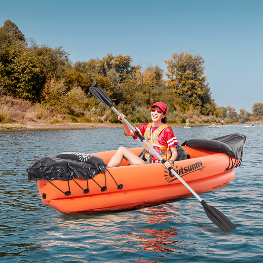 outsunny-inflatable-kayak-1-person-inflatable-boat-inflatable-canoe-set-with-air-pump-aluminum-oar-orange-270x93x50cm