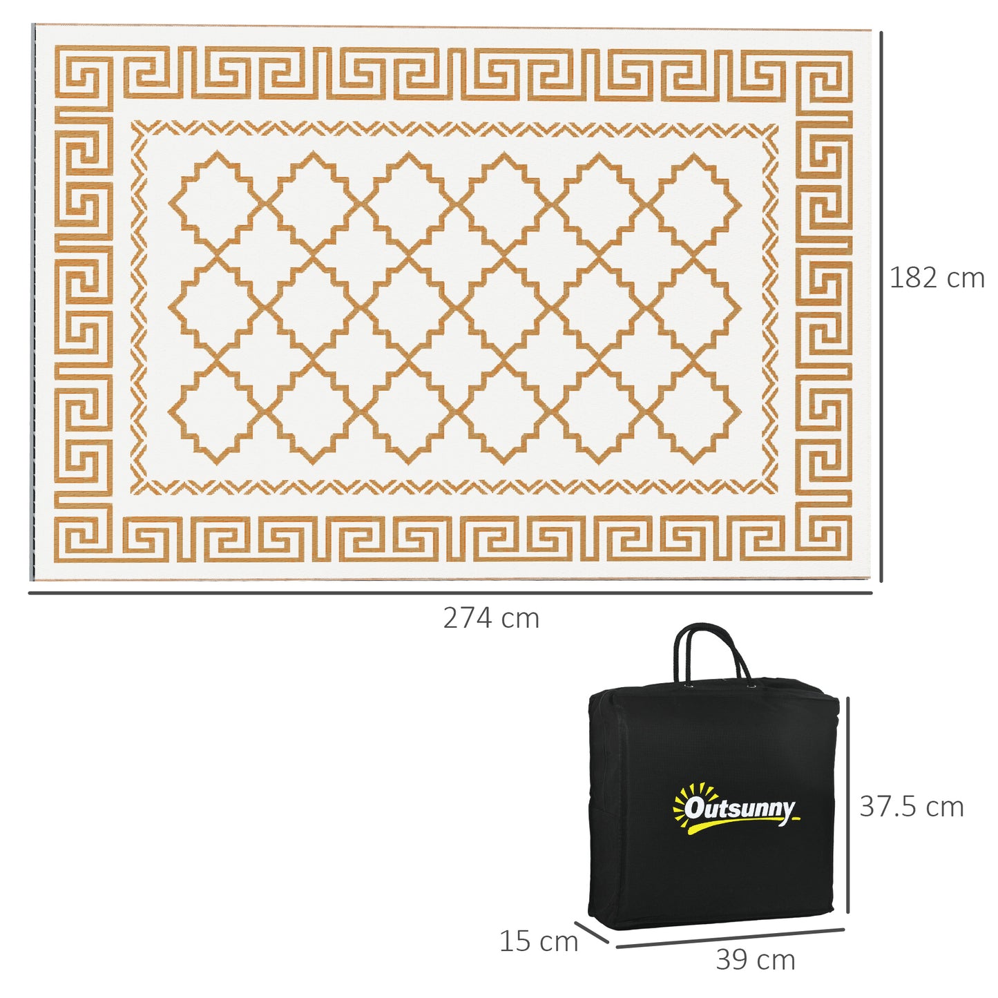 outsunny-plastic-straw-reversible-rv-outdoor-rug-with-carry-bag-182-x-274cm-brown-and-cream