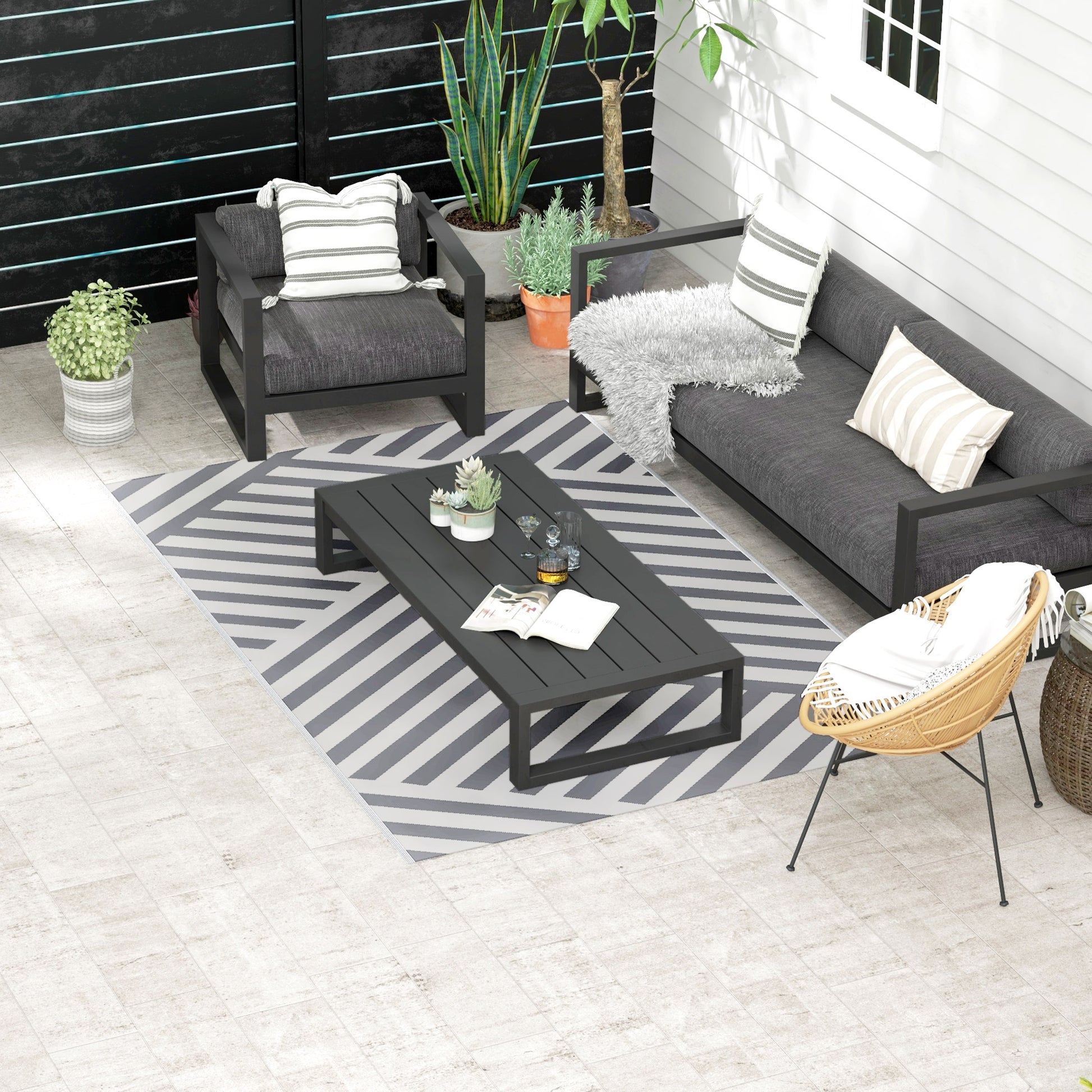 outsunny-plastic-straw-reversible-rv-outdoor-rug-with-carry-bag-182-x-274cm-grey-and-cream